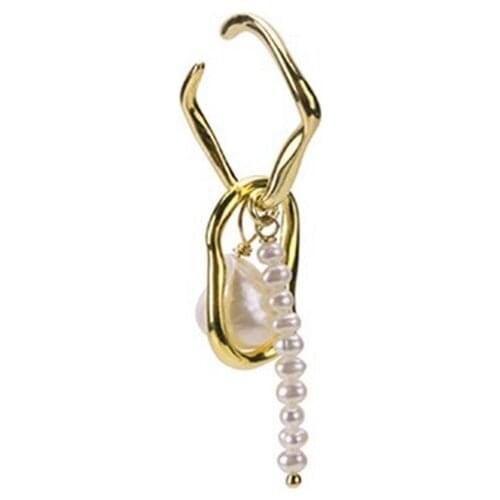 New 2021 Japan-South Korea Pearl Ear Clip Removable Open Ear Bone Clip Simple Fashion Without Ear Holes in THE Same Type of INS