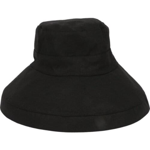 Bucket Hats Men Women Adult Cotton Wide Brim Flat Top Fisherman Golf Cap Travel Apparel Accessories