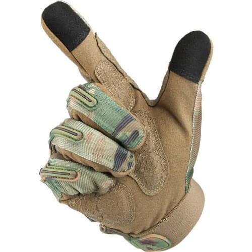 Tactical Military Gloves Anti-Skid Full Finger Paintball/Shooting/Combat/Motorcycle/Hunting Touchscreen Airsoft gun Accessories