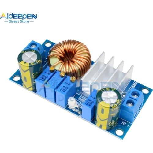 DC 6-36V to 1.25-32V 5A MPPT Adjustable Step Down Buck Converter Module Constant Current Power Supply Voltage Regulator Board