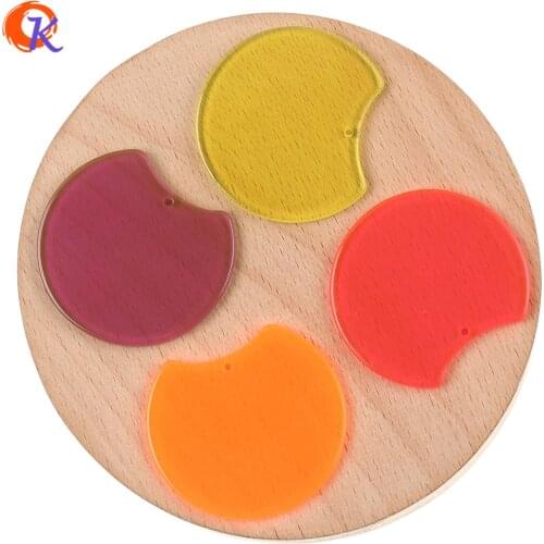 Cordial Design 34*37mm 100Pcs Jewelry Accessories/Earring Findings/Fluorescence Color/Round Shape/Hand Made/DIY Making/Charms