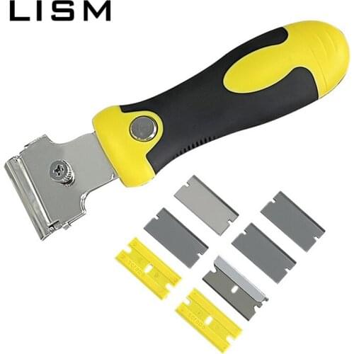 Telescopic Cleaning Scraper Multi-Functional For Auto Glass Clean Car Window Homehold Floor Scraper Tool Squeegee Razor Scraper