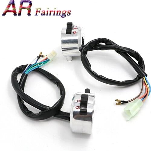 22mm 7/8" Universal Motorcycle Motorbike Handle Bar Control Switch Light On Off Indicator