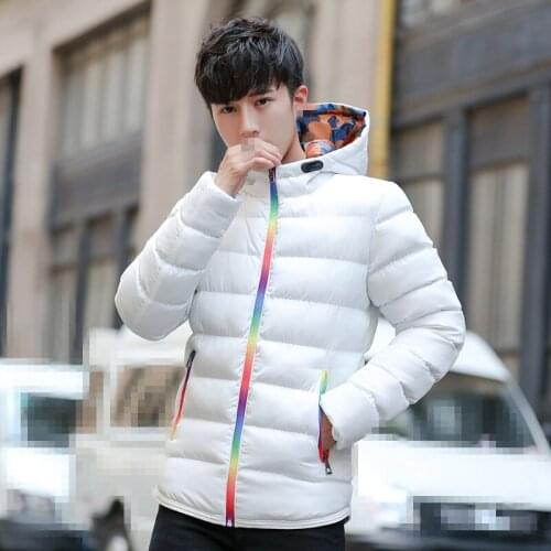 ZG1260 2020 New winter coat Korean version handsome young men fashion short setion thick cotton-padded jacket cheap wholesale