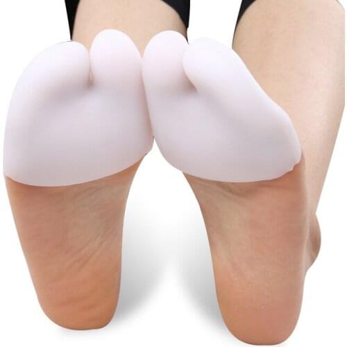 1Pair Professional Ballet Shoe Pointe Toe Cap Covers High Heels Pointed Toes Pain Protector Silicone Gel Soft Pads Feet Care
