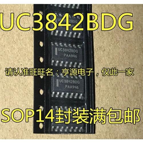 100% New&original In Stock 5pcs/lot UC3842BDG UC3842BDR2G SOP14