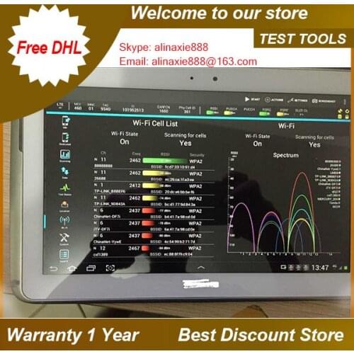 Free Shipping DHL/ EMS +Telecom Parts equipment+Table N8020 with tems pocket , support Walker testing + lte/gs