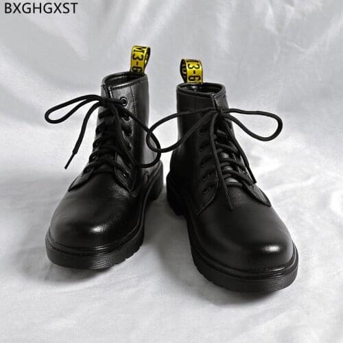 Martin Boots for Men Male Luxury Designer Men Casual Shoes Black Men Boots Leather Outdoor Shoes for Man 2021 Ankle Boots Man