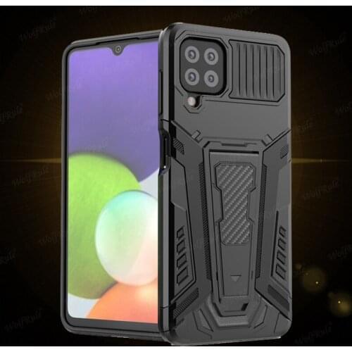Holder Cover For Samsung Galaxy A22 Case For Samsung A22 Capas Shockproof Stander Kickstand Cover For Samsung M12 A12 A22 Fundas