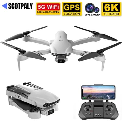F10 GPS Drone With 4K 5G WiFi Live Video FPV Quadcopter Flight 25 Min Rc Distance 2km Professional Drone HD Dual Camera Dron