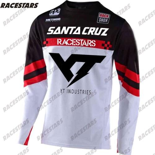 SANTA CRUZ Motocross Jersey MTB MX Jersey Cycling Jersey Bike DH Maillot Ciclismo Hombre Downhill Mountain Long Sleeve Enduro