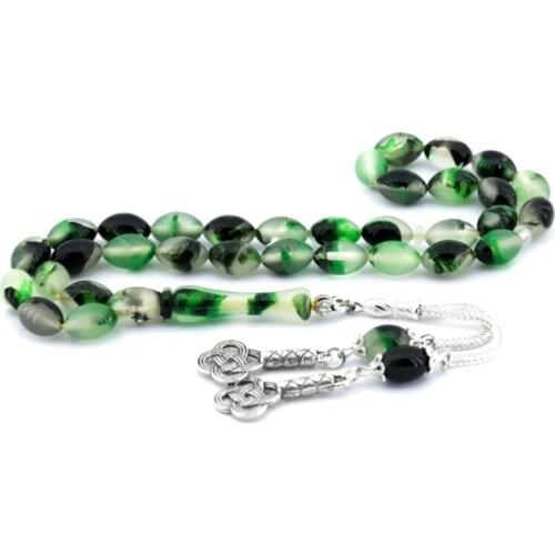 Islamic Tasbih Muslim Rosary Beads 33 Prayer Rosary For Men Bracelet For Men Accessory amber oltu amber stone Handmade Turkey