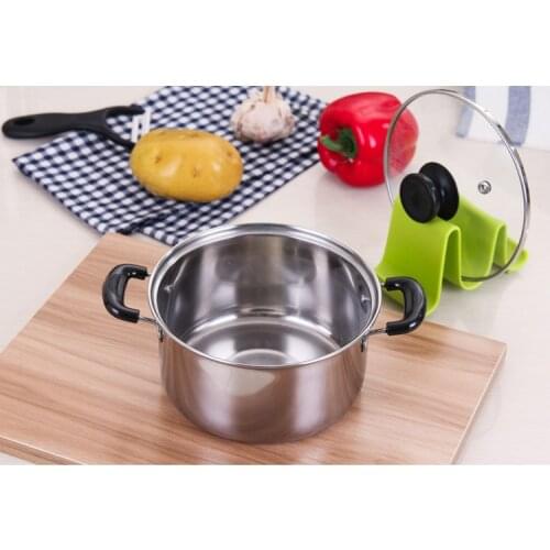 Stainless Steel Pot Double Handle Soup Pot Nonmagnetic Cooking Multi Purpose Cookware Non Stick Pan General Induction Cooker