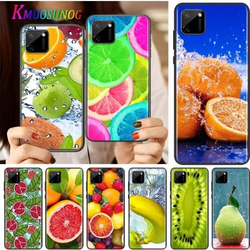 Summer Fruit Silicone Cover For Realme V15 X50 X7 X3 Superzoom Q2 C11 C3 7i 6i 6s 6 Global Pro 5G Phone Case
