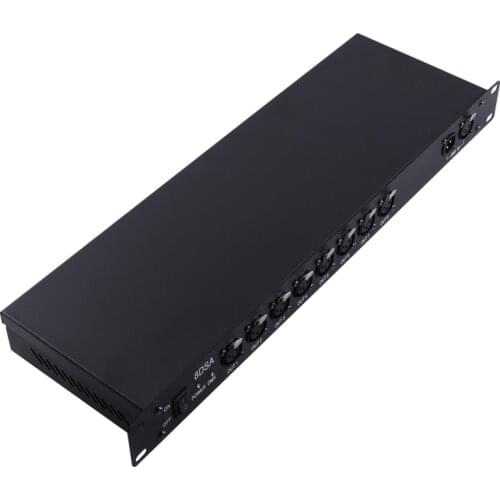 Lighting 8-channel Signal Amplifier DMX512 Signal Eight-Way Amplifier Expander Signal Distributor