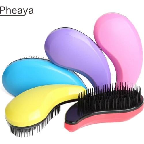 Pheaya Hairdressing Massage Comb Styling Tools Curly Hair Products Anti-static Scalp Care Hair Brush Barber Accessories