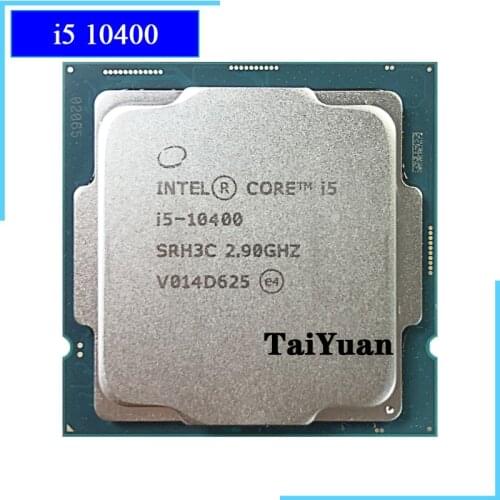 Intel Core i5-10400 i5 10400 2.9 GHz Six-Core Twelve-Thread CPU Processor L2=1.5M L3=12M 65W LGA 1200