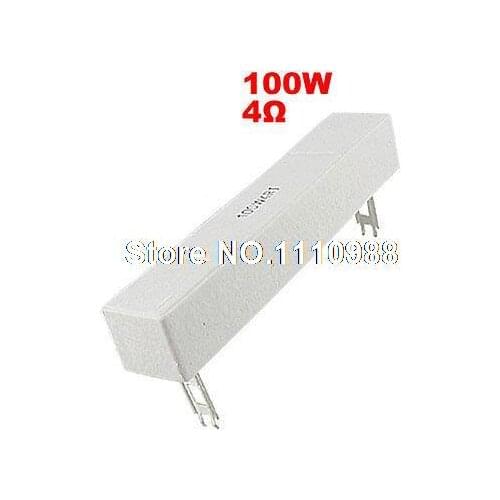 Wire Wound Ceramic Cement Resistor 4 ohm 4R 100W 5