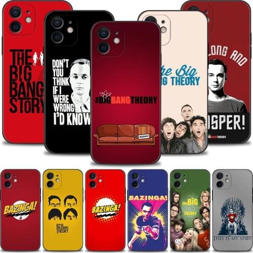 Silicone Case For iPhone 12 11 Pro Max 12 Mini X XR XS Max 7 8 6s Plus SE 2020 Shockproof Soft Cover The Big Bang Theory