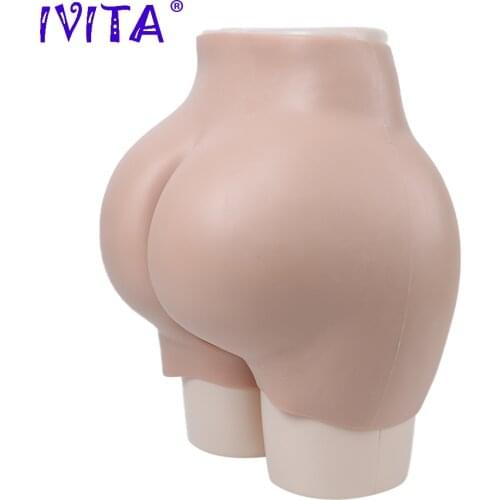 IVITA Artificial Silicone Buttock Enhancement Panties Underwear Realistic Crotch Pants Fake Vagina for Crossdresser Transgender