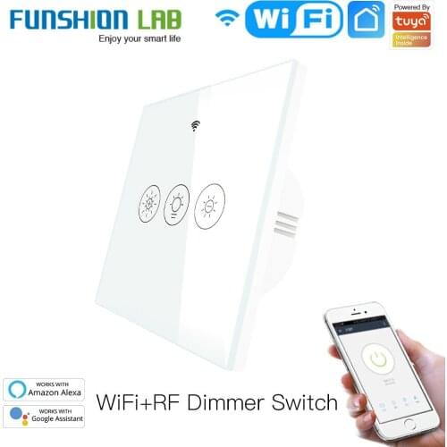 New WiFi RF Smart Light Dimmer Switch Smart Life/Tuya APP Remote Control Backlight ON/OFF Works with Alexa Google Assistants