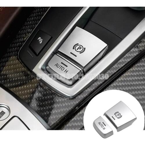 Inner Electronic Handbrake AUTO H Button Cover For BMW 5 Series GT F07 2010-2017 Car accesories interior Car decoration