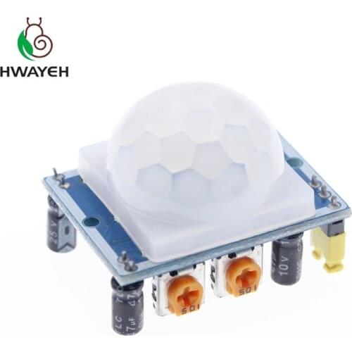 1PCS SR501 HC-SR501 Adjust IR Pyroelectric Infrared PIR module Motion Sensor Detector Module for arduinp