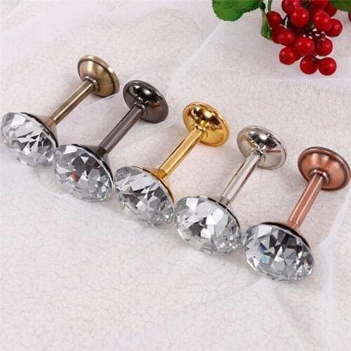10 pairs Diamond crystal shape Diamond crystal Wall Hanging Hook for Hanging Clothes Hat Scarf Key Hanger Rack Wall Decoration