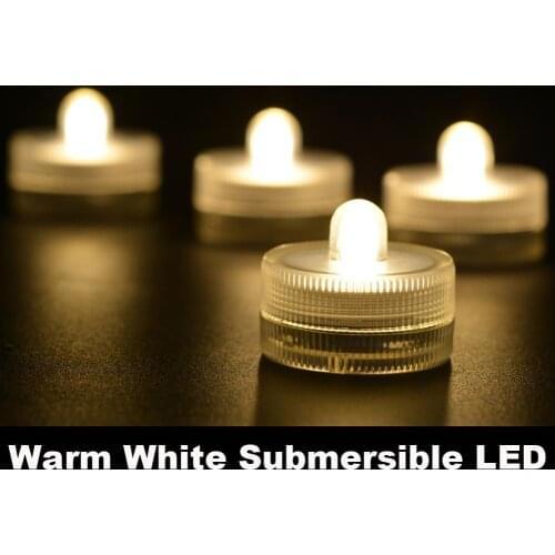 100pcs Multicolors Party Decoration Coin Battery Operated Waterproof Decorative Mini Led Lights Submersible LED Lights