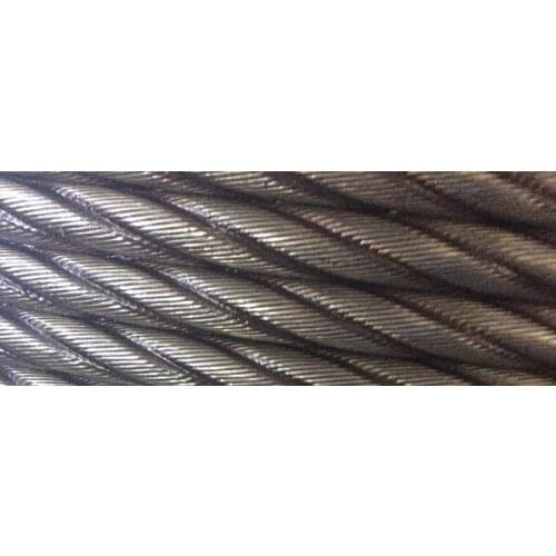 14MM--18MM, 100M, 4VX39S+5FC oiled ungalvanized steel wire rope tower crane cable lifting hoist block rope , boat part, hardware