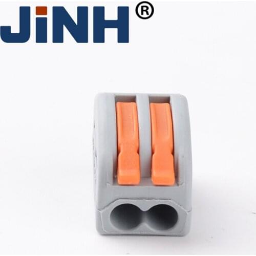 2pin Mini Push in Quick Universal Wiring Cable Wire Terminator Electrical Wire Connector Terminal Block