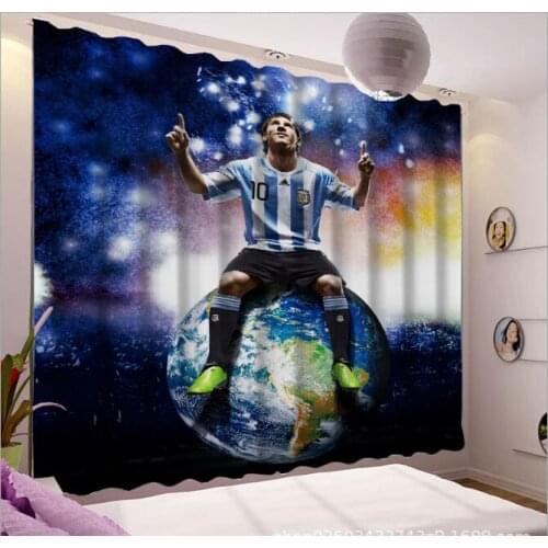 3D Window Curtains Star Design 3D Digital print Luxury Blackout living room office bedroom Cortinas Drapes Rideaux pillowcase