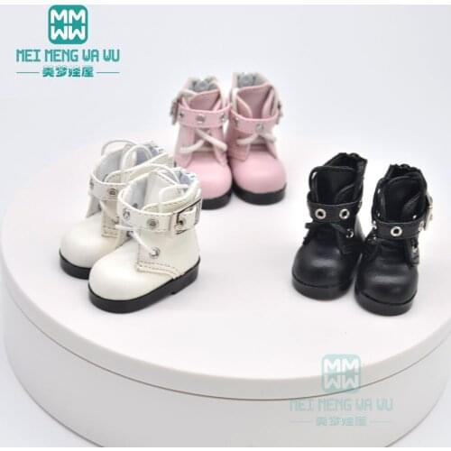 4.8*2cm 1/6 BJD shoes fashionable high-top leather boots high quality shoes for YOSD MYOU doll accessories