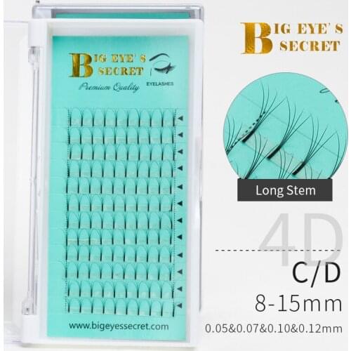 4D Russian Volume Lashes Extension 12 Rows Eyelash Extensions Custom Eyelash Packaging Volume Lash Extension Free Shipping