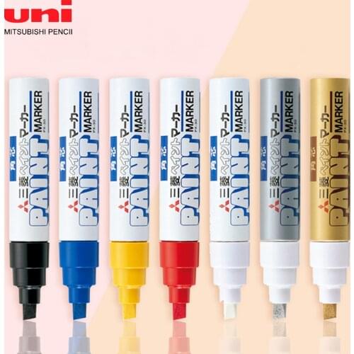 7pcs Japan UNI Paint Pen PX-30 Thick Head Painting Graffiti Pen Seven Colors Optional Not Easy To Fall Off The Paint