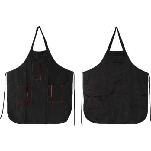 Y1UF Pro Salon Barber Hair Cutting Gown Cape Hairdressing Hairdresser Apron 3 Pockets