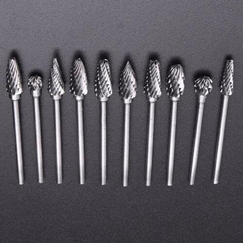 10pcs/lot Dental Tungsten Steel Nitrate Carbide Burs Drills Dentistry 2.35mm Dental Burs