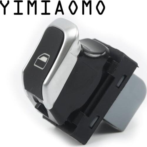 Passenger Power window control switch button 4 pin 12v Electric 4G09598555PR For Audi A1 2001-2014 Q3 2012-2018 4G0 959 855 5PR