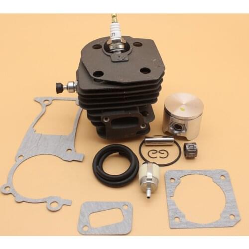 44mm Cylinder Piston Decompression Valve Gasket Set For HUSQVARNA 350 351 353 346 346XP Gas Chainsaw Engine Motor Rebuild Kit