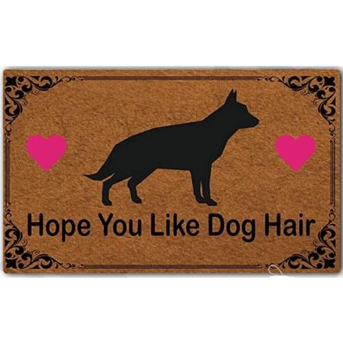 Entrance Floor Mat Non-slip Doormat hope you like pitbulls Door Mat funny Rubber Mat Non-woven Fabric Top