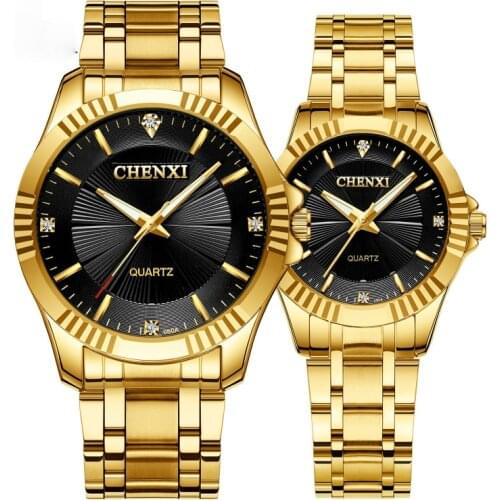 Set auger golden business watches lovers table man watches wish picking watch