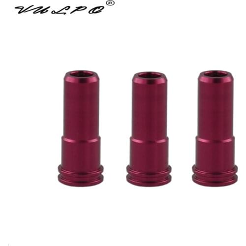 VULPO 3pcs/lot CNC machined aluminum air seal nozzle (red) For Airsoft AEG M4/M16