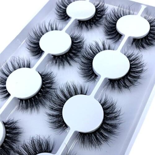 2021 New 2/5/8 pairs natural false eyelashes fake lashes long makeup 3d mink lashes eyelash extension mink eyelashes for beauty