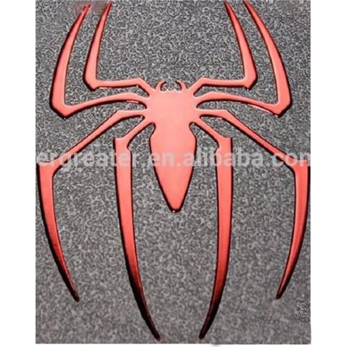 Amazing Spider Cosplay Stickers Red Metal Decals Stickers for Cell-phone Camera Notebook Laptop Custom Sticker