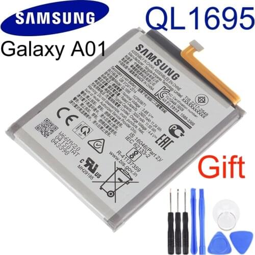 QL1695 Original Replacement Phone Batter For Samsung Galaxy A01 3000mAh Genuine Batteries High Capacity + Free Tools