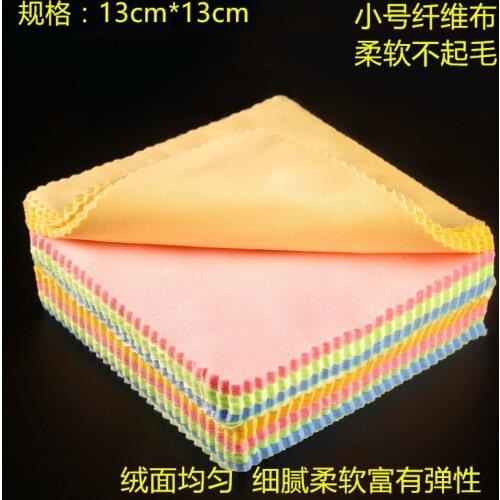 100 pcs/lot watch glasses Cleaner Microfiber Glasses Cleaning Cloth For Lens Phone Screen Camera LCD Monitor Cleaning Wipes