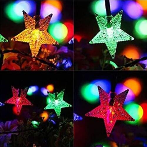 LED Twinkle Star 5M7M LED Window Curtain String Light Wedding Party Home Garden Bedroom Outdoor Indoor Wall Decorations