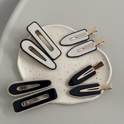 Ruoshui Woman Simple Hairpins Women Hair Accessories Korean Style Hair Clips Girls Hairgrip Headwear Barrettes Ornaments