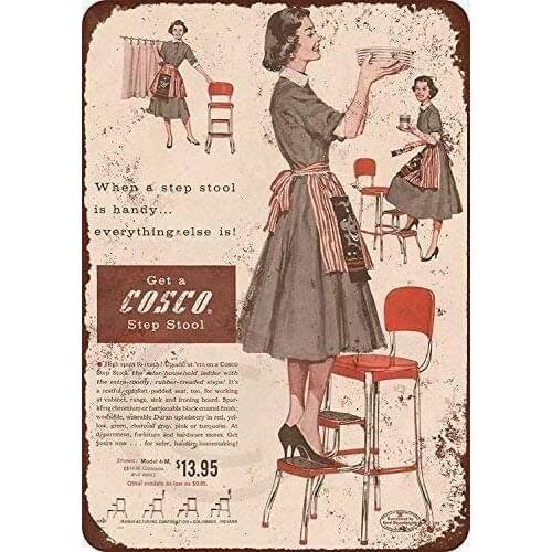 Tin Sign Housework Girl Home Vintage Bar Home Bedroom Club Man Cave Wall Decoration 20x30 Inches