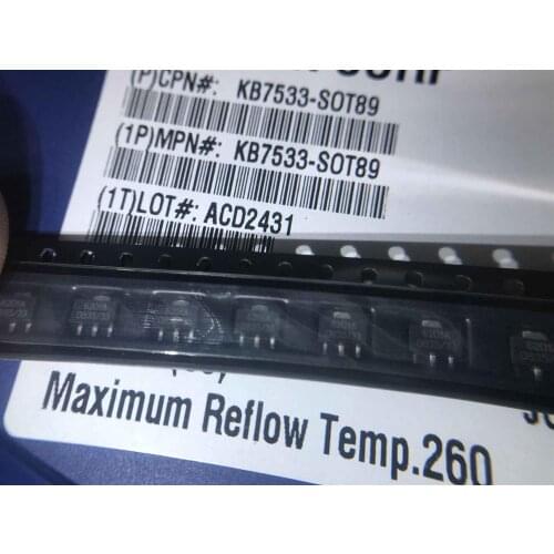 10PCS KB7533-SOT89 KB7533 Brand new and original chip IC